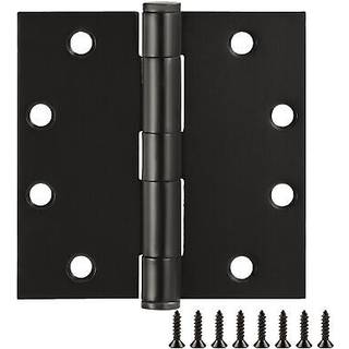 D?rh?ngsler til indvendige d?re 9 -Pack 4,5 -tommer x 4,5 -tommer - Square Steel Door H?ngsel - Olie gnidet bronze - Passer til standardd?re - De