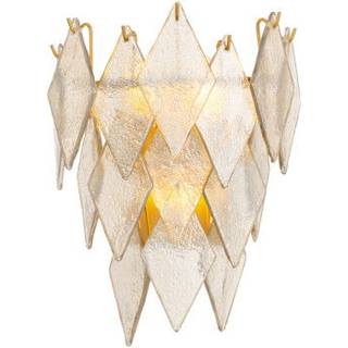 Rhombus Wall Lamp Antique Brass