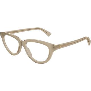 Bottega Veneta Kvinde BV1366O 003 Optiske stel Acetat Brun Transparent Cat Eye