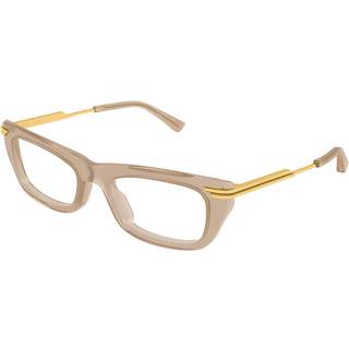 Bottega Veneta Kvinde BV1371O 004 Optiske stel Acetat Brun Transparent Firkantet