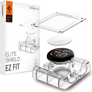 Spigen - Google Pixel Watch 4 / 3 (41mm) - EliteShield EZ Fit Skærmbeskyttelse - 2 stk - Gennemsigtig