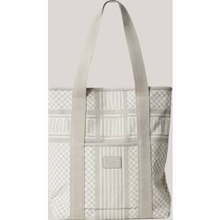 Lala Tote Carmela canvas bag heritage stripe beige