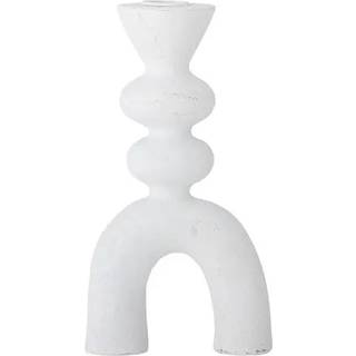 Bloomingville Syra Lysestage Hvid Polyresin