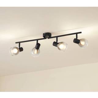 Lindby - Pendura 4 Loftlampe Sort