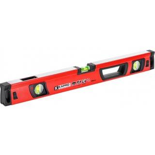 KAPRO VULCAN Prof. vaterpas 80 cm med DualView, V-spor og 3 acryl-libeller