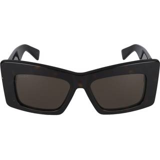 Gucci Kvinde GG1842S 002 Solbriller Acetat Havana Brun Sommerfugl