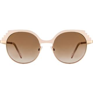 VANNI VS9619 C68 52 Solbriller Kvinder Lyserød - Light Pink Gold Laminate - 52mm