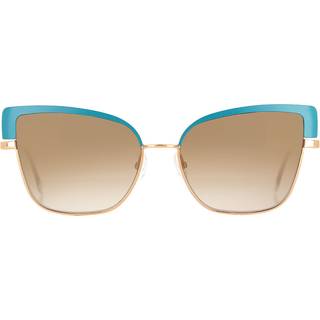 VANNI VS4303 C409 56 Solbriller Kvinder Grøn - Gold Top Teal Green - 56mm