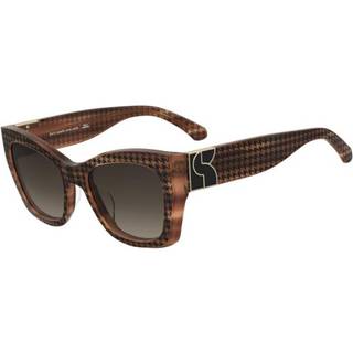 Kate Spade KS Jayda/G/S Asian Fit 305/HA 53 Solbriller Kvinder Brun - Pattern Brown On Transparent Brown - 53mm