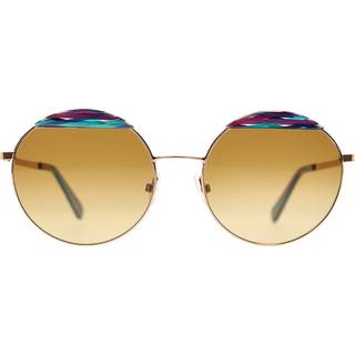 VANNI VS9612 C705S 55 Solbriller Kvinder Guld - Gold Top Blue Green Laminate - 55mm