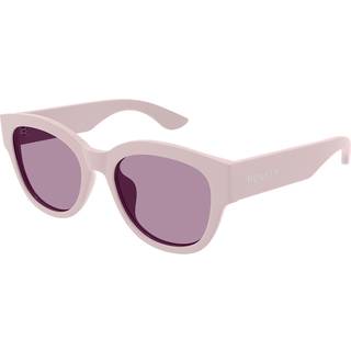 Alexander McQueen Kvinde AM0509SA 005 Solbriller Acetat Rosa Violet Cat Eye