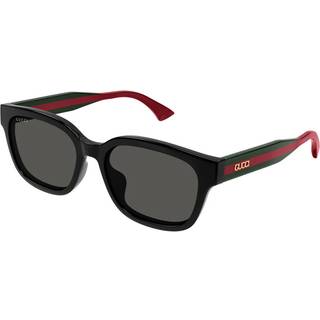 Gucci Mand GG1872SK 001 Solbriller Acetat Sort Grå Firkantet