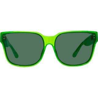 Linda Farrow RUI LFL1467 C3 65 Solbriller Mænd Grøn - Transparent Neon Lime Green - 65mm