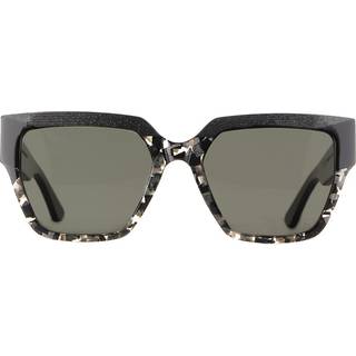 VANNI VS3033 A911 56 Solbriller Kvinder Black - Black Grey Gigapixel Pattern Top Black L - 56mm