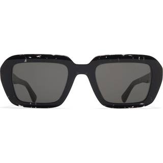 Mykita Nima 715 52 Solbriller Mænd Tortoiseshell - Shiny Silver - 52mm
