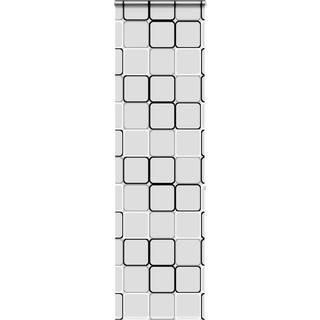 Bruserullegardin Stofbredde 66 Cm Firkantet - med kassette / 70 x 240 cm