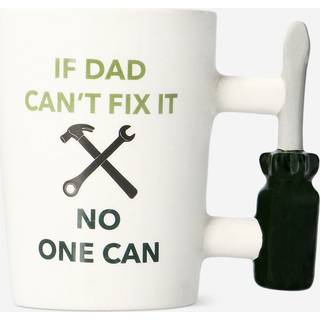 Krus med skruetrækkerformet håndtag