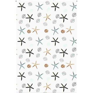 Bruserullegardin Stofbredde 156 Cm Skaldyr - uden kassette / 150 x 240 cm