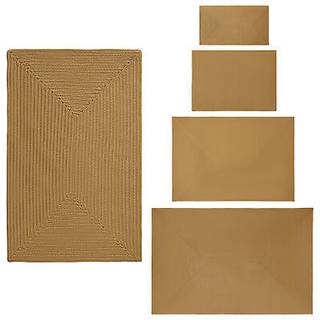 Flettet gulvtæppe Raya i jute-look, til indendørs og udendørs - 60 x 90 cm