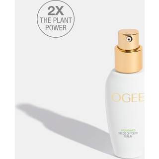 Ogee Seeds of Youth Serum - Hyaluronsyreserum til ansigtet - Opstrammende og fugtgivende serum til fine linjer og rynker - certificeret kologisk