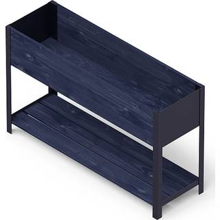 Upyard ModernBox High højbed, sort, 72 x 36 x 118 cm