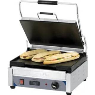 Kontaktgrill Premium stor glat - glat med timer