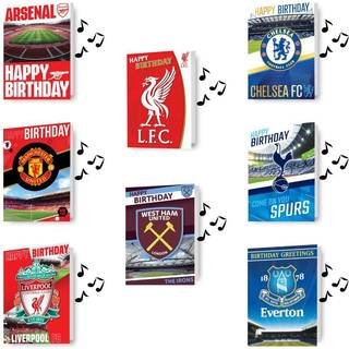 Liverpool FC Fødselsdagskort med musik
