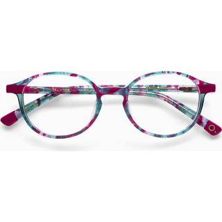 Etnia Barcelona Vera TQFU 48 Briller Kvinder Blue - Shiny Pattern Turquoise Blue Fuchsia Pin - 48mm