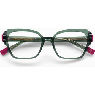 Etnia Barcelona Vesta GRBK 51 Briller Kvinder Grøn - Transparent Green Pattern Black Laminate - 51mm