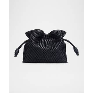 Loewe Flamenco Medium leather shoulder bag - black - One Size