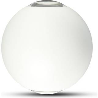 6W LED Væglampe - Op-Ned, 4000K, hvidt hus, IP65 - Kulør : Neutral