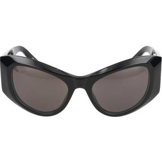 Balenciaga Kvinde BB0393S 005 Solbriller Acetat Sort Grå Sommerfugl