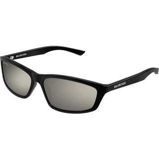 Balenciaga Unisex BB0401S 002 Solbriller Acetat Sort Hvid Firkantet