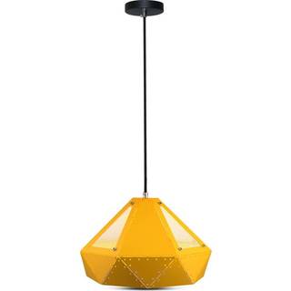 Pastel Prism Pendel Lampe (E27) - Ø310*180mm, gul