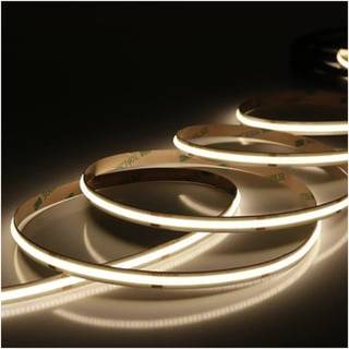 12W/m COB-LED strip - 5m, IP20, 480 LED pr. meter, 24V, COB LED, RA95 - Dæmpbar : Dæmpbar, Kulør : Kold