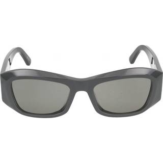 Balenciaga Kvinde BB0397SA 004 Solbriller Acetat Grå Grå Firkantet