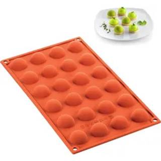 Silikomart Bageform halvrund 24 stk, Ø3cm, 1cl