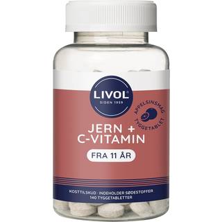 Livol Jern tyggetablet 140 Pieces