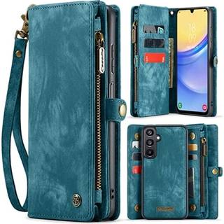 Samsung Galaxy A16 5G Caseme 008 2-i-1 Multifunktionel Pung - Blå