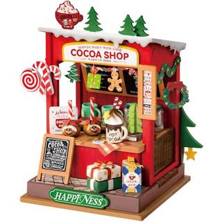 Cocoa Shop - DIY Miniature House, Bookshelf Decoration Kit - Rolife