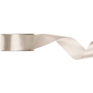 25 meter Satinbånd, Off-white, bredde 38 mm, elegant og alsidigt til dekoration og gaveindpakning