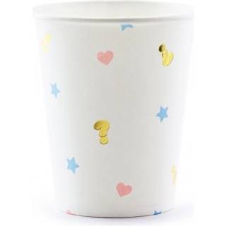 6 stk. Papbægre Stjerner og Hjerter 220 ml – Fejr med stil til enhver fest