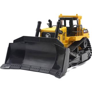 Fjernstyret Bulldozer 1:18 2,4GHz, 9 kanals [Levering: 1-2 dage]