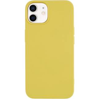 EIDERWOOD iPhone 12 Mini Fleksibelt Plast Bagside Cover - Gul