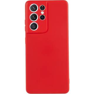 Samsung Galaxy S21 Ultra - EIDERWOOD Foret Fleksibelt Plast Cover - Rød