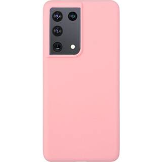 EIDERWOOD Samsung Galaxy S21 Ultra Silikone Bagside Cover - Lyserød