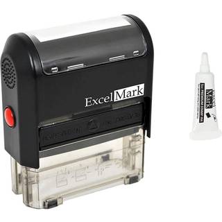 Brugerdefineret adresse -stempel - Selvfarvning - Returneradresse Stamp Design 2 (Stamp Plus 5CC Refill Ink)