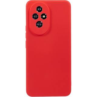 EIDERWOOD Honor 200 5G Plast Case – Beskyttende Cover med Fiberforing og Præcis Kameraudskæring - Rød