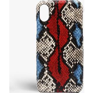 The Case Factory Cover iPhone Xs Max Snake Cobalt/Red