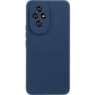 EIDERWOOD Honor 200 5G Plast Case – Beskyttende Cover med Fiberforing og Præcis Kameraudskæring - Mørkeblå
